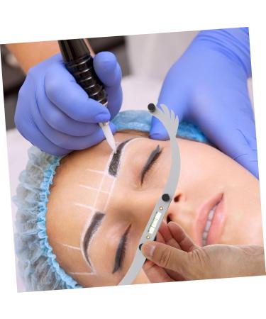 Beavorty 5pcs white white outfit brow shaping kit eyebrow ruler tool eyebrow line eyebrow trimming - Buy Online on GoSupps.com