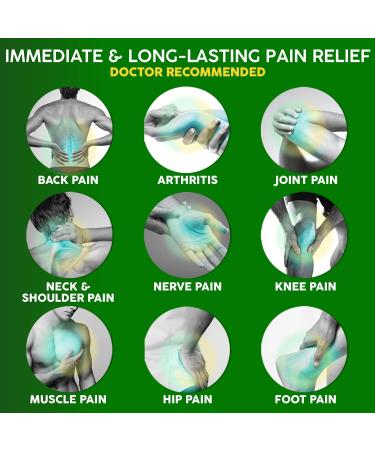 Ebanel Menthol Arnica Gel Pain Relief Cream with Hemp Oil | Anti Inflammatory Muscle Rub for Arthritis & Joint Pain - 2.28 oz (2-Pack) - Buy Online on GoSupps.com