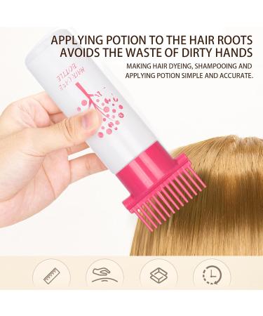  Lambo Hair oil applicator 180ml hair oil comb bottle applicator for hair dye water liquid oil hair coloring products Lambo oil bottle - Buy Online on GoSupps.com