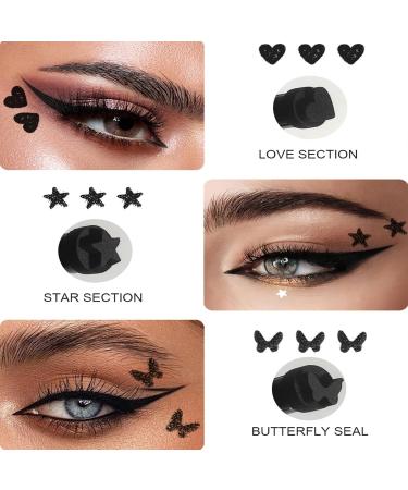 Eyeliner Stamp Winged Effect Stamp for a Feline Look Waterproof and Non-Slip Women's Cosmetic for Travel Dates Weddings and Parties - Buy Online on GoSupps.com
