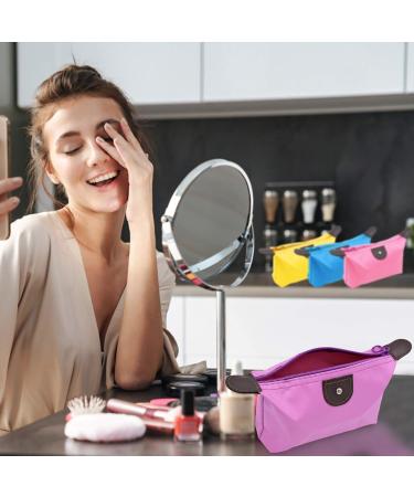 8 Multicolor Dumpling Shaped Nylon Cosmetic Bag - Foldable Travel Bag for Women | Best Shopping Bag - Buy Online on GoSupps.com