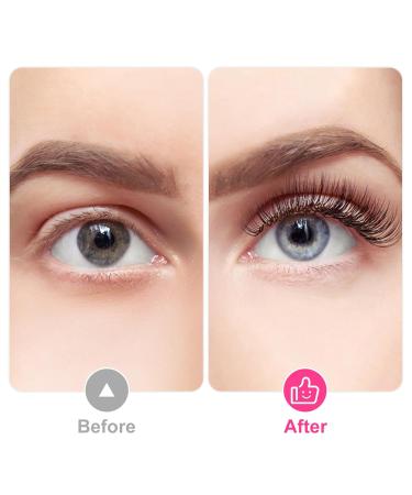 Premium Natural Look False Eyelashes | D Curl Synthetic Fiber Cluster Lashes | Reusable Lengthening Extensions by PANLOPU (8/10/12/14/16mm - Buy Online on GoSupps.com