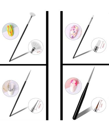 15-Part Multifunctional Painter Brush Set - Watercolor Acrylic & Nail Art Brushes for Detail Painting - Buy Online on GoSupps.com