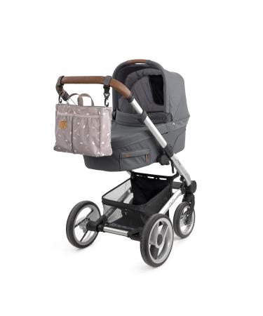 Versatile Diaper Bag Organizer for Baby Strollers | Casual Multi-Talent Bag with Changing Pad | Blocks Taupe - Buy Online on GoSupps.com