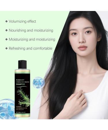  CongRong Hydrolyzed keratin shampoo with rosemary nourishes and regenerates thinning hair and combats hair loss natural thickening and strengthening formula adds volume promotes growth - Buy Online on GoSupps.com