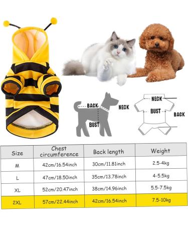 XXL Funny Bumblebee Dog Costume | Cute Hoodies & Bumblebee Pet Apparel for Pups - Buy Online on GoSupps.com