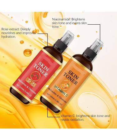 Hydrating Toner Spray - Moisturizing Brightening & Firming | Daily Use For Smooth Glowing & Hydrated Skin(3PCS) - Buy Online on GoSupps.com