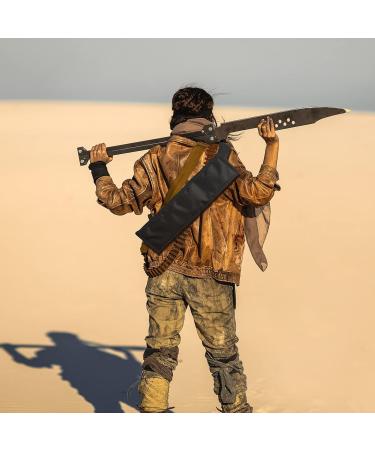 Jecery 2-Piece Back Sword Holder & Carry Bag - Black Nylon for Katana Swords - Adjustable Strap for Costume & Pirate Cosplay Parties - Buy Online on GoSupps.com