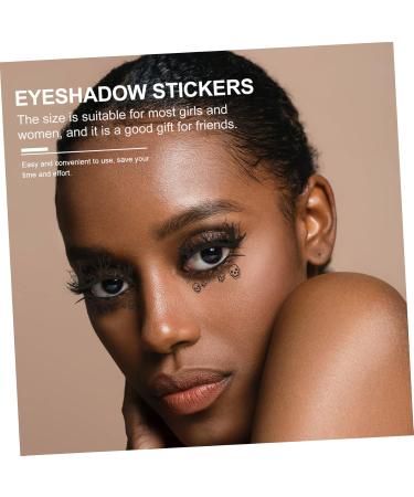 Healvian 20 Pairs Halloween Eyeliner Stickers Makeup Stencil Eyeshadow Sticker Prop Spider Stickers Pvc - Buy Online on GoSupps.com