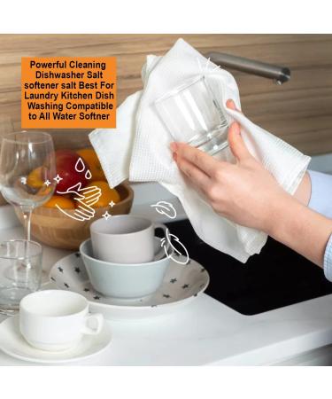 Dishwasher Salt 5kg - Powerful Softener for Laundry & Kitchen | Premium Food Grade British Salt - Buy Online on GoSupps.com