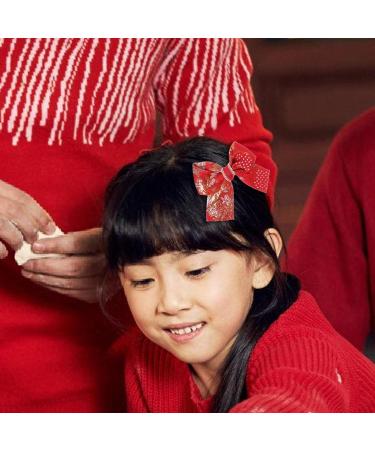 Beaupretty 3 Pairs Bow Hairpin Traditional Chinese Hair Clips Decorative Hair Clips Chinese New Year Hair Clips Hair Barrettes Tiara Hair Bow for Little Girl Fabric Pair Clip Child Flash - Buy Online on GoSupps.com