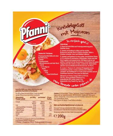 Pfanni Potato Dumplings with Raw Potatoes - 200g Pack | Authentic German Cuisine | International Shipping - Buy Online on GoSupps.com