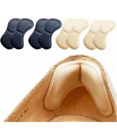 3 Pairs Heel Insoles Pads - Pain Relief Cushions for Feet Care | Adhesive Beige Shoe Inserts - Buy Online on GoSupps.com