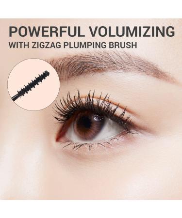 GIVERNY Milchak Volume Mascara - Black Waterproof Volumizing Mascara for Zero Gravity Voluminous Look - Smudge Proof, Oil, Water & Sweat Resistant - 0.24 fl.oz - Buy Online on GoSupps.com