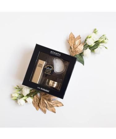 Atashi | Youth Ritual on your Skin | Anti-Wrinkle Redensifying Serum + Anti-Aging Repair Cream + Jade Stone | Fights Deep Wrinkles | With Retinol and Spilanthol50 | 50 ml + 50 ml - Buy Online on GoSupps.com