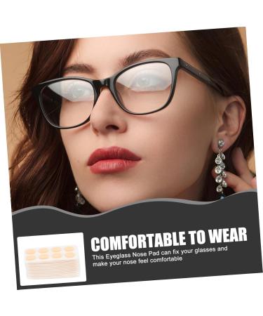 Lurrose 300 Pairs Oval Glasses Pads Eva-Sponge Khaki Nasal Pads for Glasses - Comfortable Accessories 5 Pieces (0.9x0.1cm) - International Shipping Available - Buy Online on GoSupps.com