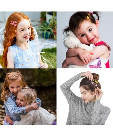 JeoPoom Hair Clips 80 Pcs Kids Non-Slip Metal Barrettes Cute Hair Barrettes Grils Hair Accessories for Baby Girls Toddlers Kids Women Accessories(18 Colors) - Buy Online on GoSupps.com