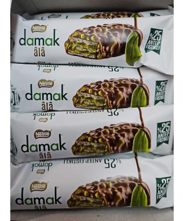Nestle Damak Ala Chocolate Wafer Pistachio 30g x 12 Boxed Slamtech - Buy Online on GoSupps.com