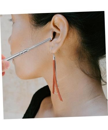 4-Piece Ear Cleaning Tool Set | Ear Pick, Ear Wax Remover, Ear Scraper | Silver Kit - Buy Online on GoSupps.com