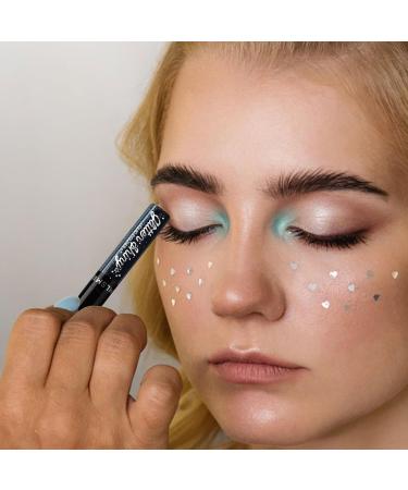 Shimmer Glitter Eyeshadow - Pearl Liquid Eyeliner Neon Rainbow Eyeliner | Portable Sparkling & Shimmer Eyes Makeup Glitter Gel Eyeshadow Liquid for Women and Girls Cle-ca 12 - Buy Online on GoSupps.com