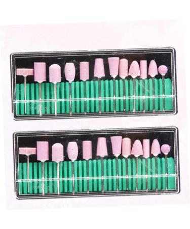 Angoily Manicure Drill Bits 2 nails drill bits kit de manicura nail drill tool nail drill bits nail grinding head set manicure nail tool Faux Nails - Buy Online on GoSupps.com