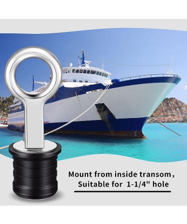 2 Pieces Stainless Steel Boat Drain Snap Plug for 1 Inch Drains - Honoson - Buy Online on GoSupps.com