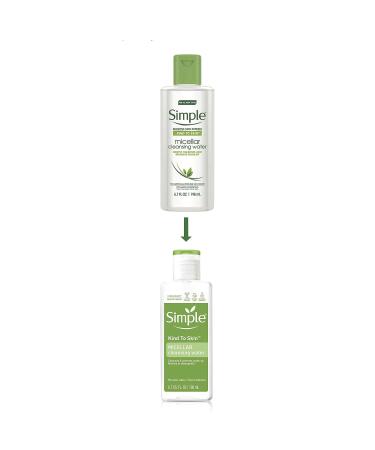 Buy Simple Kind to Skin Cleansing Water Micellar 6.7 oz - Gentle Makeup Remover & Cleanser - International Shipping Available - Buy Online on GoSupps.com