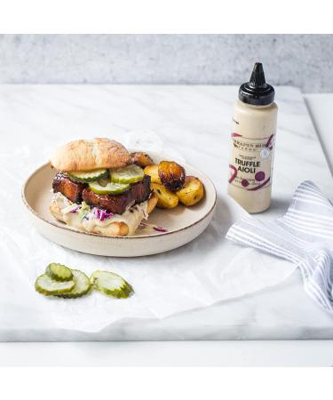 Terrapin Ridge Farms Gourmet Truffle Aioli - 7.5 oz Squeeze Bottle for Sandwiches, Roasted Vegetables, Chicken, and Fries - Buy Online on GoSupps.com