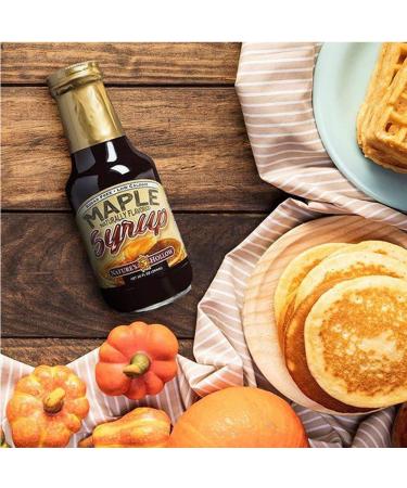 Nature's Hollow Sugar-Free Maple Flavored Syrup - 10 Ounce | Non GMO, Keto Friendly, Vegan, Gluten Free - Buy Online on GoSupps.com