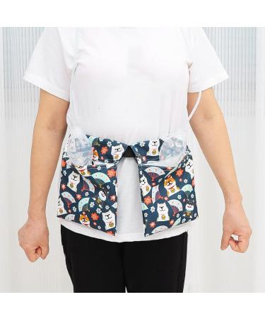 Elastic Drain Holder Bag for Mastectomy - Adjustable Length Cute Dog Pattern Cartoon Design - Buy Online on GoSupps.com
