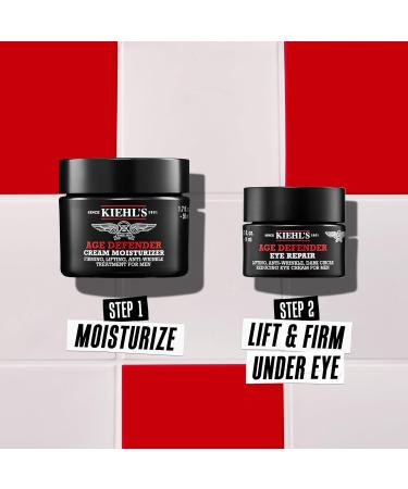 Kiehl's Dad's Age Defenders Skincare Gift Set | Anti-Aging Moisturizer & Eye Cream for Men | Firming & Lifting Reduces Fine Lines & Wrinkles - 2-Piece Full Size - Buy Online on GoSupps.com