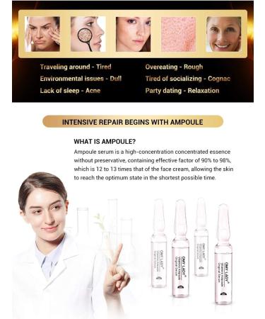NEW Omy Lady AntiAging Vitamin C Serum 2 ml x 7 pcs Concentrate High dose against pigment age spots dark spots uneven skin color excessive pigmentation - Buy Online on GoSupps.com