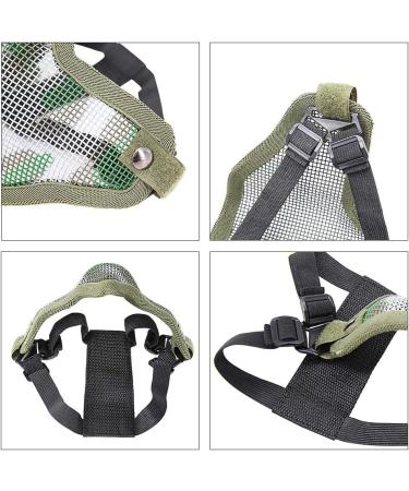 MGFLASHFORCE Airsoft Mask and Goggles - Steel Mesh Army Green | Shop Now - Buy Online on GoSupps.com
