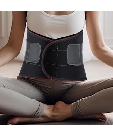Back Support Belt Lumbar Brace - Lower Back Support Brace | Lumbar Support Lower Back Belt | Adjustable Compression Belt | Waist Protector Belt Lower Back Brace for Women Men & Women - Buy Online on GoSupps.com