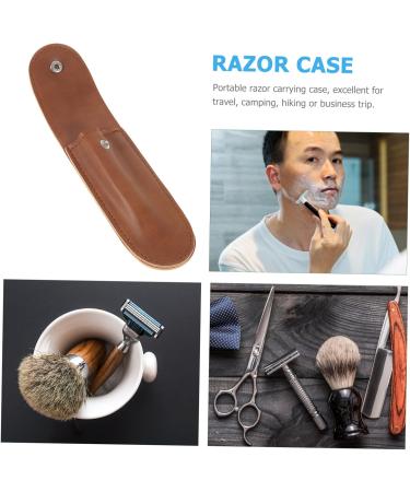 JECOMPRIS Razer Fall Leather Shaving Case - Premium Haircase Protection for Razors - International Shipping Available - Buy Online on GoSupps.com