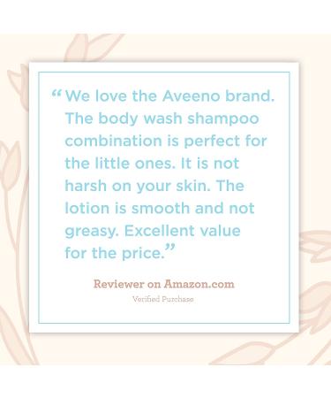 Aveeno Baby Daily Care Gift Set - Natural Oat Extract Moisturizing Lotion & 2-in-1 Bath WashShampoo - Buy Online on GoSupps.com
