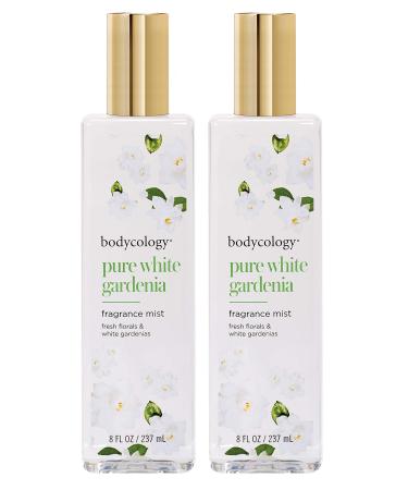 Bodycology Pure White Gardenia 8 fl.oz. Fragrance Mist Spray For Women (Pack of 2) Bodycology