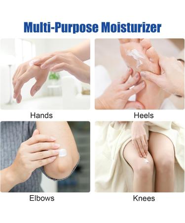 Urea Foot Cream - Cracked Heel Repair Cream - Foot Cream for Cracked Heels and Dry Skin - Urea 10% Foot Cream for Very Dry Feet - Deep Moisturizing for Feet Knees and Body Care - Buy Online on GoSupps.com