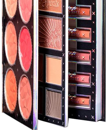 Makeup Palette Book Shape Eyeshadow Palette 48 Colors Book Style | Makeup Palette Set with Glitter and Highlighter for Party Travel Holiday Birthday - Buy Online on GoSupps.com