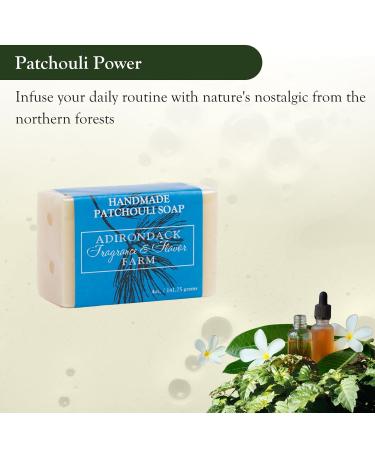 ADK Patchouli Handmade Soap Bar - Moisturizing Vegan Soap for Sensitive Skin | Healing Botanicals 4 oz - Perfect for Men & Women Body & Face Wash - Buy Online on GoSupps.com