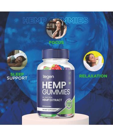 Regen Gummies with Hemp Extract - Advanced Multivitamin Supplement (300 Gummies) - Buy Online on GoSupps.com