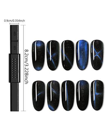 Buy DANNEASY 8pcs Cat Eye Nail Magnet Set - Strong Magnetic Gel Polish Tools for Stunning Nail Art - International Shipping Available - Buy Online on GoSupps.com
