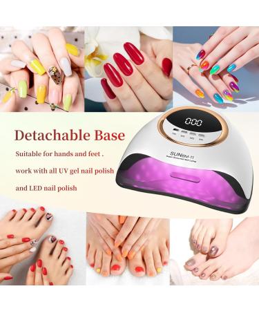 Buy UV LED Nail Lamp 280W Professional Nail Dryer with 66 Beads Fast Curing Gel Polish Auto Sensor & 4 Timer Settings for Perfect Nail Art International Shipping Available - Buy Online on GoSupps.com
