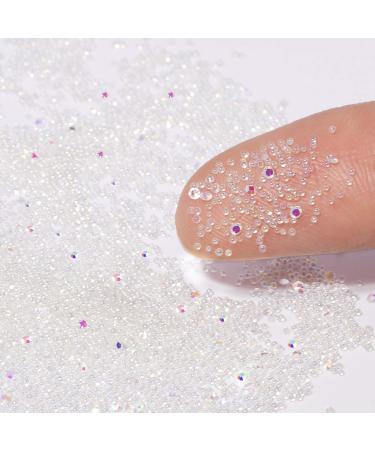 Colorful Micro Pixie Beads Nail Crystals - Glass Caviar 3D Decorations - Buy Online on GoSupps.com