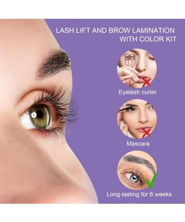 Libeauty Eyelash Lift and Tint Kit Eyelash Perming Kit Eyelash Lift Kit and Tint Large Capacity Fast Perm Suitable for Salon and Home Use - Black - Buy Online on GoSupps.com