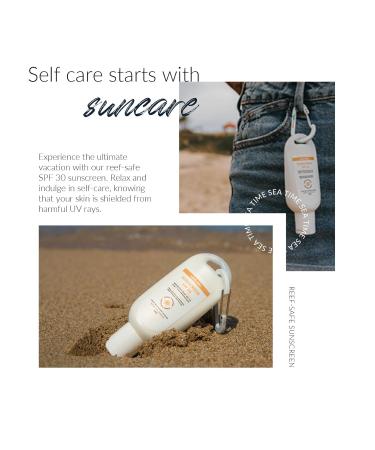 Reef Safe Mineral Sunscreen Travel Size Hawaii & Mexico Approved Biodegradable Zinc Oxybenzone & Octinoxate Free Made with Natural Ingredients by Coral Safe - Buy Online on GoSupps.com