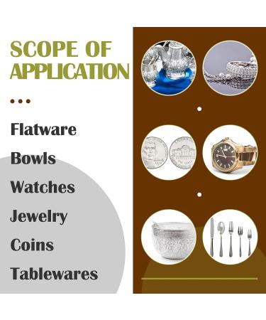 4-Piece Silver Storage Anti-Tarnish Cloth Bags for Jewelry & Silverware | Silver Polishing Cloth for Tarnish Cleaning | Blue 9.8 x 12.8 Inch - Buy Online on GoSupps.com