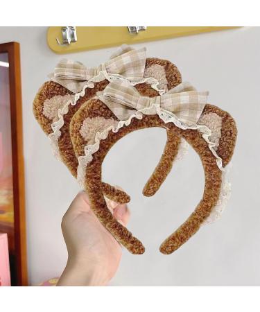Bear Ears - Bear Ears Headband Brown Bear Ears Brown Ears Headband Bear Accessories Kids Bear Ears Headband Baby bear Ears Headband Adult Brown Bear Animal Ears Headband Kids Kids Ear Headband - Buy Online on GoSupps.com