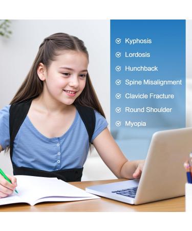 Posture Corrector for Kids | Adjustable Back Support Belt for Optimal Back Shoulder & Lumbar Care - U9 - Buy Online on GoSupps.com