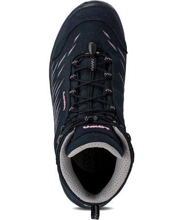 LOWA ZIRROX GTX MID JUNIOR 33 EU Navy Rose Boots | Durable Waterproof Kids Footwear for Outdoor Adventures - Buy Online on GoSupps.com